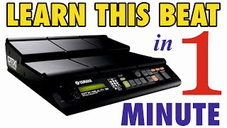 One Minute Rhythm Pad Lesson | Yamaha Dtx multi 12 | Very Easy Beginner Beat | Anyone Can try !