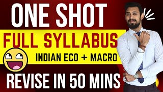 ONE SHOT | FINAL REVISION | COMPLETE ECO | MACRO+INDIAN ECO | Class 12