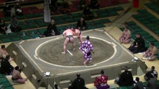 大相撲.2017.1.8⑰/双大竜(sotairyu)-南海力(nankairiki) /day 1 #sumo