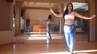 Μάθημα χορός Οριενταλ για αρχάριους |  Belly Dance Tutorial | AsraiDanza