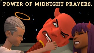 The power of MIDNIGHT PRAYERS. #christianstories #animation #prayer