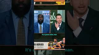 Kendrick Perkins moaning in JJ Redicks Ear ft. Stephen A. Smith & First Take #nba #shorts