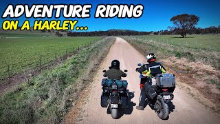 Taking My Harley-Davidson Off Road... Bike Riders Paradise