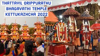 Thattayil orippurathu Bhagavathi temple kettukazhcha 2022 | meena bharani 2022 | kettukazhcha