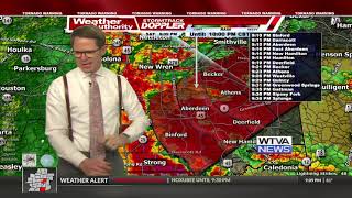 WTVA Severe Weather Coverage - 12/28/24 - 9pm - 10pm