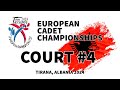 European Cadet Championships - Tirana 2024 | Court 4