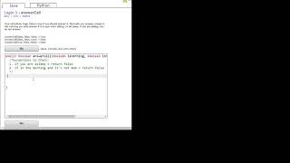 Logic-1(answer_cell) Java Tutorial || Codingbat.com
