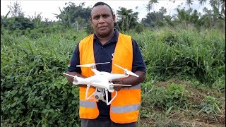 Les yeux dans le ciel - Un பொருட்படுத்தாமல் sur les drones pour les interventions d'urgence à Vanuatu