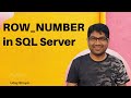 ROW_NUMBER in SQL Server | SQL Functions | Tutorial