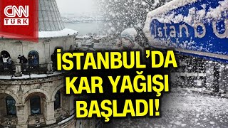 Kar, Yağmur, Fırtına! İstanbul'da Kar Yağışı Başladı #Haber