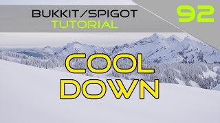 Minecraft Bukkit/Spigot Plugin Tutorial #92: Cooldowns
