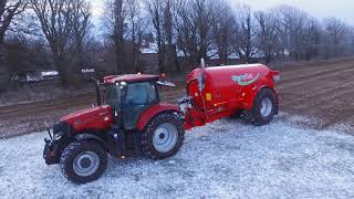 carting slurry with new piece of kit!