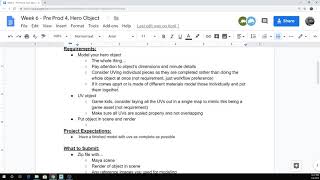 CGI 2, 001, Week 6 Assignment Review