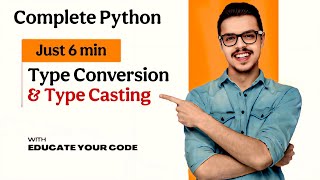 (Part-8) Type Conversion vs Type Casting for Beginner to Pro #typeconversion #typecasting #education