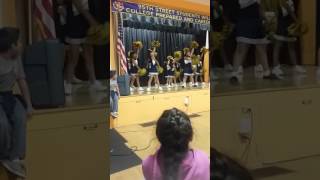 My cheer dance-Me performing-95 street tigers cheer