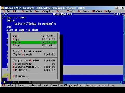 Turbo Pascal Programming 21 Youtube