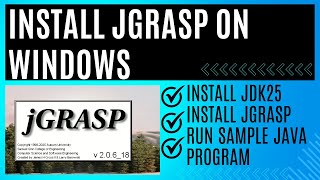 Install jGRASP on Windows EASILY in Minutes