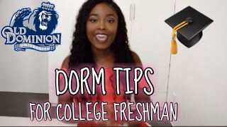 Tips for Living in a Dorm | Advice for College Freshman *ODU*