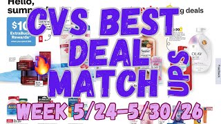 CVS best deal match-ups 5/24-5/30/26 | 🔥Tons of cheap deals | Spend $30 get $10 is back