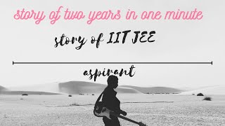 THE Real me | Story of JEE aspirant |  My first short rap | story of two years in one minute