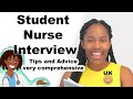 How to pass your nursing interview | Tips and advice | Student Nurse UK