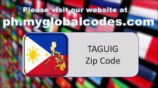 TAGUIG ZIP CODE