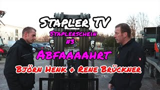 Stapler TV - Abfahrtskontrolle, Staplerschein Praxis - mit Björn Henk und Rene Brückner