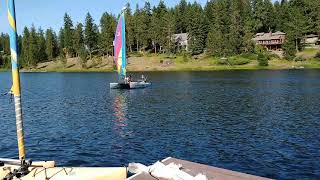 Docking a Hobie Wave