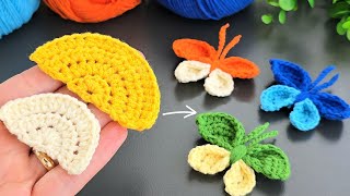 INCREDIBLE 🦋 BEAUTIFUL Very easy, very useful Crochet Butterfly Keychain, Sell and Gift.