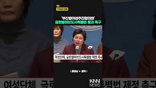 부산 여성단체, 글로벌허브도시특별법 제정촉구 / KNN