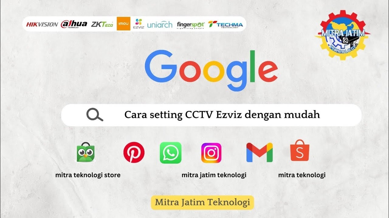 Mudah Setting Camera Cctv Ezviz Youtube