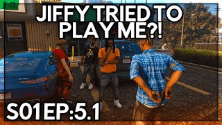 Episode 5.1: JIFFY TRIED TO PLAY ME?! | GTA RP | GrizzleyWorld WHITELIST