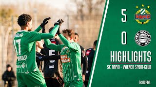 Highlights: SK Rapid - Wiener Sport-Club