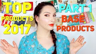 TOP PRODUCTS OF 2017 - Part 1: base products/foundation/concealer/blush/bronzer/highlighter