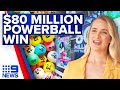 Melbourne dad wins $80 million Powerball jackpot | 9 News Australia