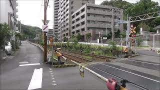 JR九州　 キハ47 鹿児島中央駅～国分駅（6760D）47 8057+47 9049　岩崎谷踏切　撮影日2024 9 15