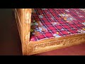 double cot 6.5x6.5 feet teak wood bed