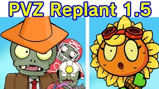 Friday Night Funkin' VS Plants vs Zombies Replanted 1.5 FULL WEEK 1 DEMO (FNF Mod/Hard) (PVZ Heroes)