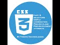 Part 5 CSS Tutorial | CSS Selectors | Simple | Combination | Pseudo Class, element | Attribute