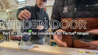 Hidden Door Part 3: Routing for Tectus® Hinges