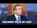 Swinney to be crowned SNP leader with 'no contest', says Scottish Conservatives leader