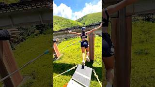 Incredible Footage Of Bungee Jumping | Bungee Jumping #ytshorts #shorts #trendingshorts