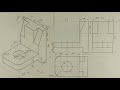 Orthographic Projection -  Engineering drawing - Technical drawing