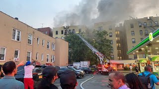 Incendio en1404 Noble Avenue, Bronx, Nueva York 10472  -- 6/11 /2023  - parte 2