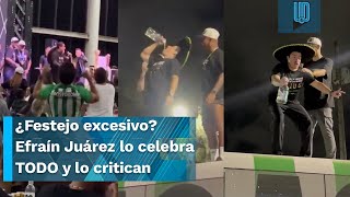 🎉 Efraín Juárez celebra el DOBLETE de Atlético Nacional a lo GRANDE ⚽️ ¡Redes lo CRITICAN! 😱