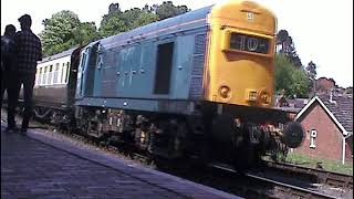 Preserved Class 20 (20189) Approaches Bewdley Station 17/5/18