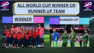 ICC T20 World Cup Winners & Runners-Up List of All Seasons | T20 World Cup Champions 2007 to 2023