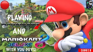 🔴Playing Mario Kart 7 and Mario Kart 8 Deluxe with you guys! COME AND PLAY!