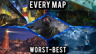 RANKING EVERY COD ZOMBIES MAP WORST TO BEST IN 2024