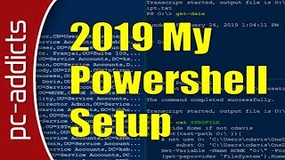 Powershell - My Setup at Work as a SysAdmin #powershell #script #sysadmin